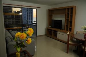 Телевизор и/или развлекательный центр в Frente al mar, Boca grande APT1105