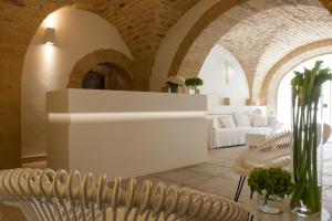 Χώρος καθιστικού στο Le Vieux Castillon