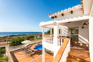 a villa with a view of the ocean at Villa Casa Bonita by Villa Plus in Alaior