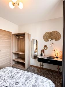 Łóżko lub łóżka w pokoju w obiekcie Le Garden & SPA