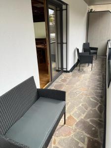 Posezení v ubytování Apartment Bergblick