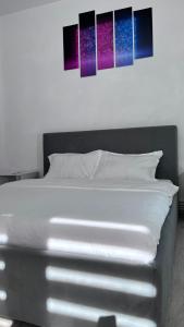 Postel nebo postele na pokoji v ubytování Summer Vibe - Apartament la curte