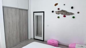 Postel nebo postele na pokoji v ubytování Summer Vibe - Apartament la curte