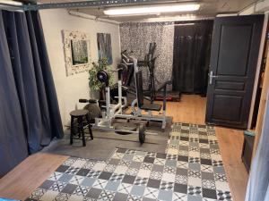 Fitness centrum a/nebo fitness zařízení v ubytování Appartement tout confort