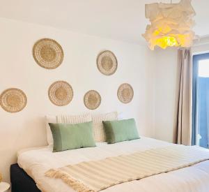 Postel nebo postele na pokoji v ubytování Appart Brussels Atomium&Expo