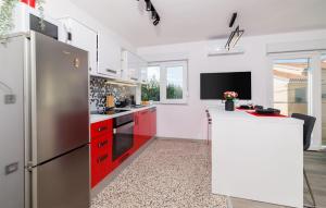 Η κουζίνα ή μικρή κουζίνα στο Beautiful Apartment In Crikvenica
