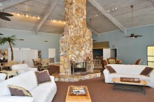 Et opholdsområde på Beach House