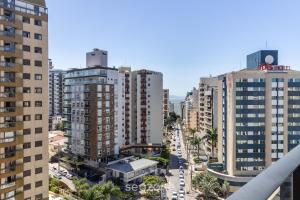 Nespecifikovaný výhled na destinaci Florianópolis nebo výhled na město při pohledu z apartmánu