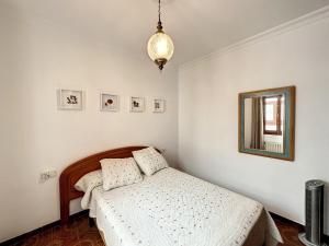 Letto o letti in una camera di Apartamento acogedor cerca del mar en Fornells