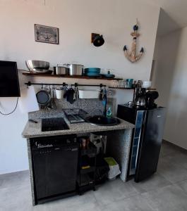 A kitchen or kitchenette at L'Ancora La Ciaccia Még 20 kép