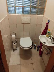 Kúpeľňa v ubytovaní Apartmán se dvěma ložnicemi