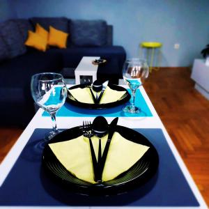 Ruang duduk di XO Apartman