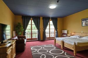 Posteľ alebo postele v izbe v ubytovaní Casino & Hotel Eldorado