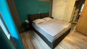 Postel nebo postele na pokoji v ubytování Haus am Soleweg