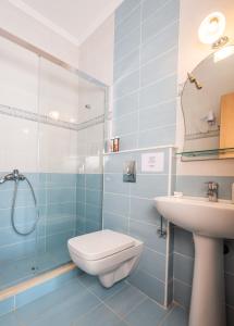 A bathroom at Iris Villas Lefkada - Karavi Villa with private sea access