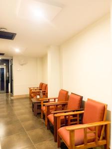 Posezení v ubytování Shree Residency