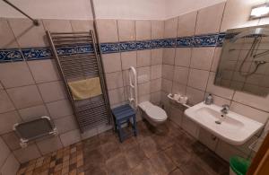 Koupelna v ubytování Apartmány Modrá Vrata