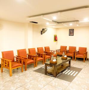 Posezení v ubytování Shree Residency