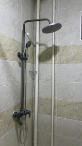 a shower with a shower head in a bathroom at Отель Чынгыз 2 in Osh