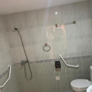 Koupelna v ubytování Hotel Algorfa