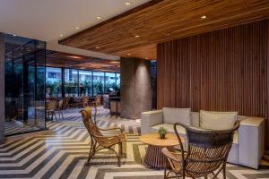 Χώρος καθιστικού στο Oz Hotel Cartagena