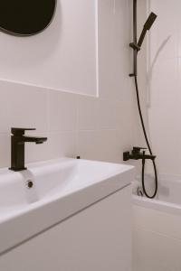 Koupelna v ubytování Alfreda