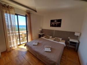 Posteľ alebo postele v izbe v ubytovaní Villa Matea - Vir