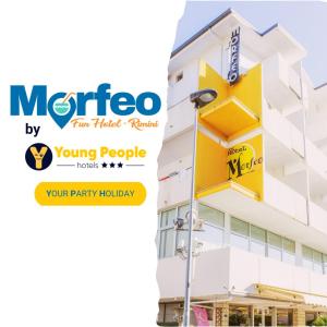 Ett certifikat, pris eller annat dokument som visas upp på Hotel Morfeo - Young People Hotels