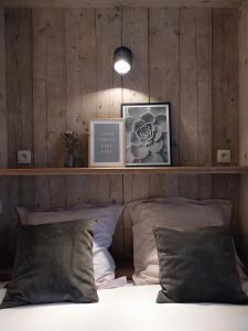Postel nebo postele na pokoji v ubytování B&B En face du Marronnier
