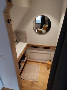 Koupelna v ubytování B&B En face du Marronnier