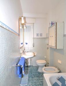 a bathroom with a toilet and a sink at A casa di Ale - Foppolo in Foppolo