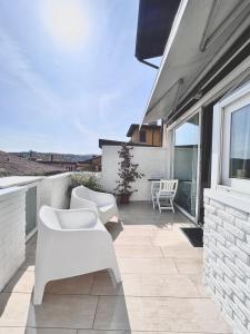 A balcony or terrace at La casa di Angelina