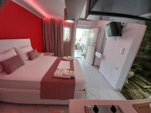 Кровать или кровати в номере House Blerina