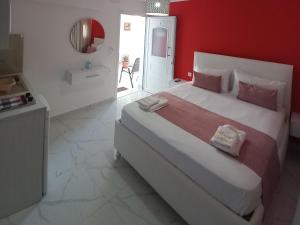 Кровать или кровати в номере House Blerina