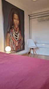 Postel nebo postele na pokoji v ubytování Room in Marzili