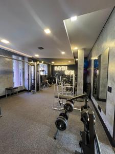 Fitness centrum a/nebo fitness zařízení v ubytování Nayru Hotel