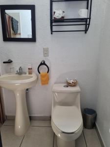 Un baño de Posada El Canto del Cenzontle