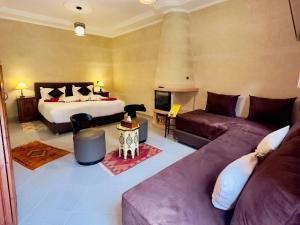 Letto o letti in una camera di Aurocher Marrakech Ourika Oukaimeden