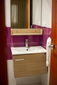 Koupelna v ubytování Dpravia Hotel SRL