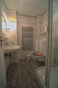 Koupelna v ubytování Wohnung-Hafenblick