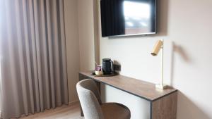 TV a/nebo společenská místnost v ubytování Hotel Nørreport + 17 fotografií
