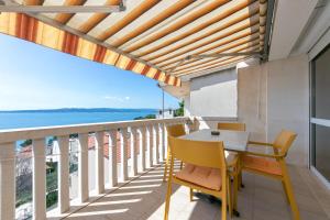 Balkón nebo terasa v ubytování Guest house Lenka