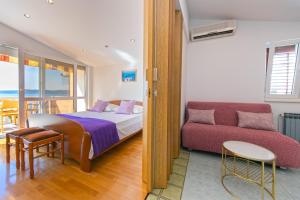 Postel nebo postele na pokoji v ubytování Guest house Lenka