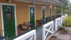 Balkón nebo terasa v ubytování Lilla Hotellet + 5 fotografií