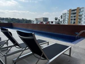 Hồ bơi trong/gần Departamento Torre JR Premier Tabasco 2000