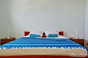Postel nebo postele na pokoji v ubytování Villa T4 La Sagesse WS - Piscine Privée