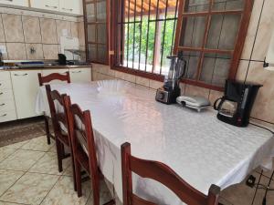 Dapur atau dapur kecil di Nosso cantinho +10 gambar