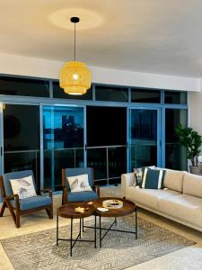 Khu vực ghế ngồi tại Juan Dolio, Beach Access 2 BR Apt Salitre Tower front of Club Hemingway