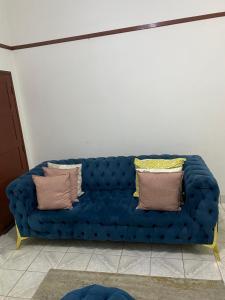 A seating area at MozBnb