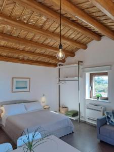 A bed or beds in a room at Dimora Pietra Nica
